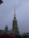 We arrive at Peter and Paul Cathedral in the pouring rain